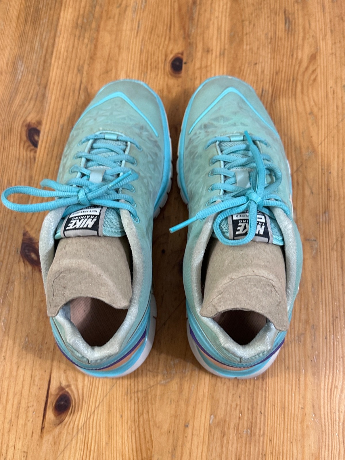 Nike Free Fit 2 Sneaker Running Mint Green Training size 8