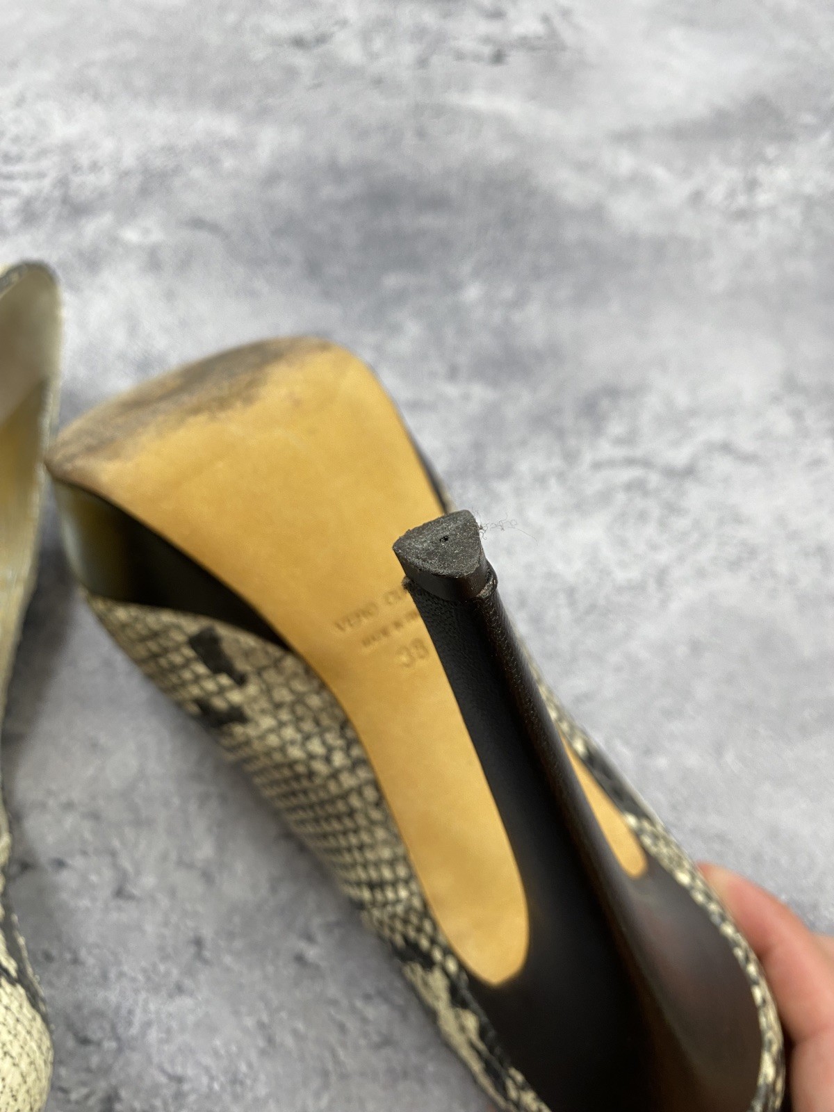 Just Cavalli Designer Women’s Shoes High-Heel Size 38 Made in Italy Vntg Roberto