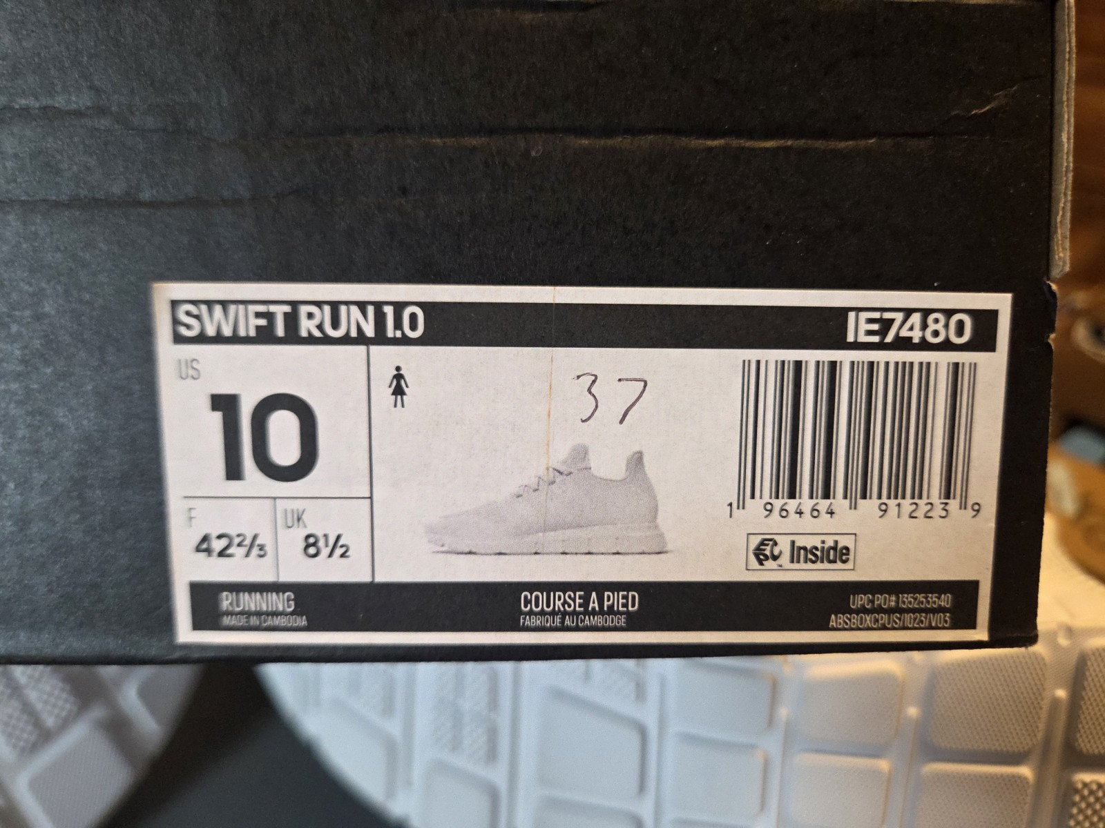 New Women’s Adidas Swift Run 1.0 Running Athletic Shoes #IE7480 Size 10
