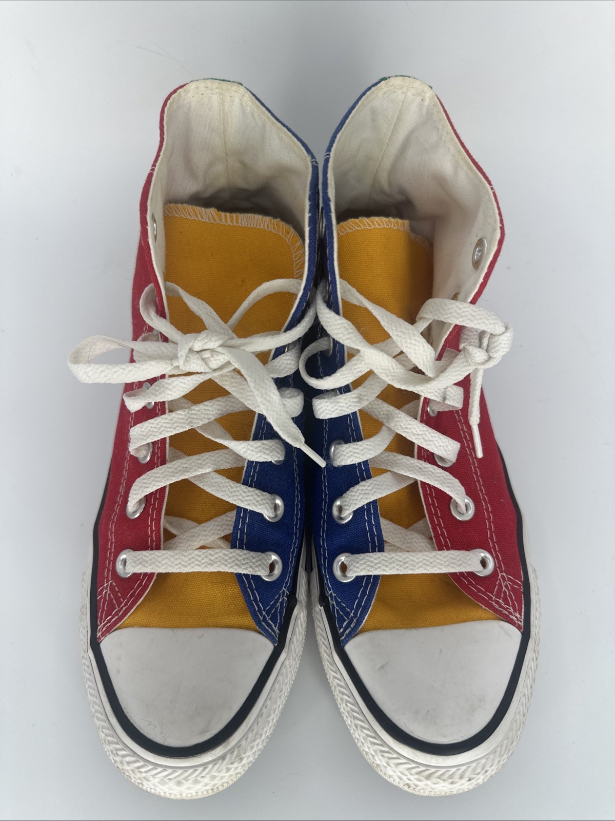 Converse Chuck Taylor All Star Primary Color Block High Tops Men 6 / Women 8
