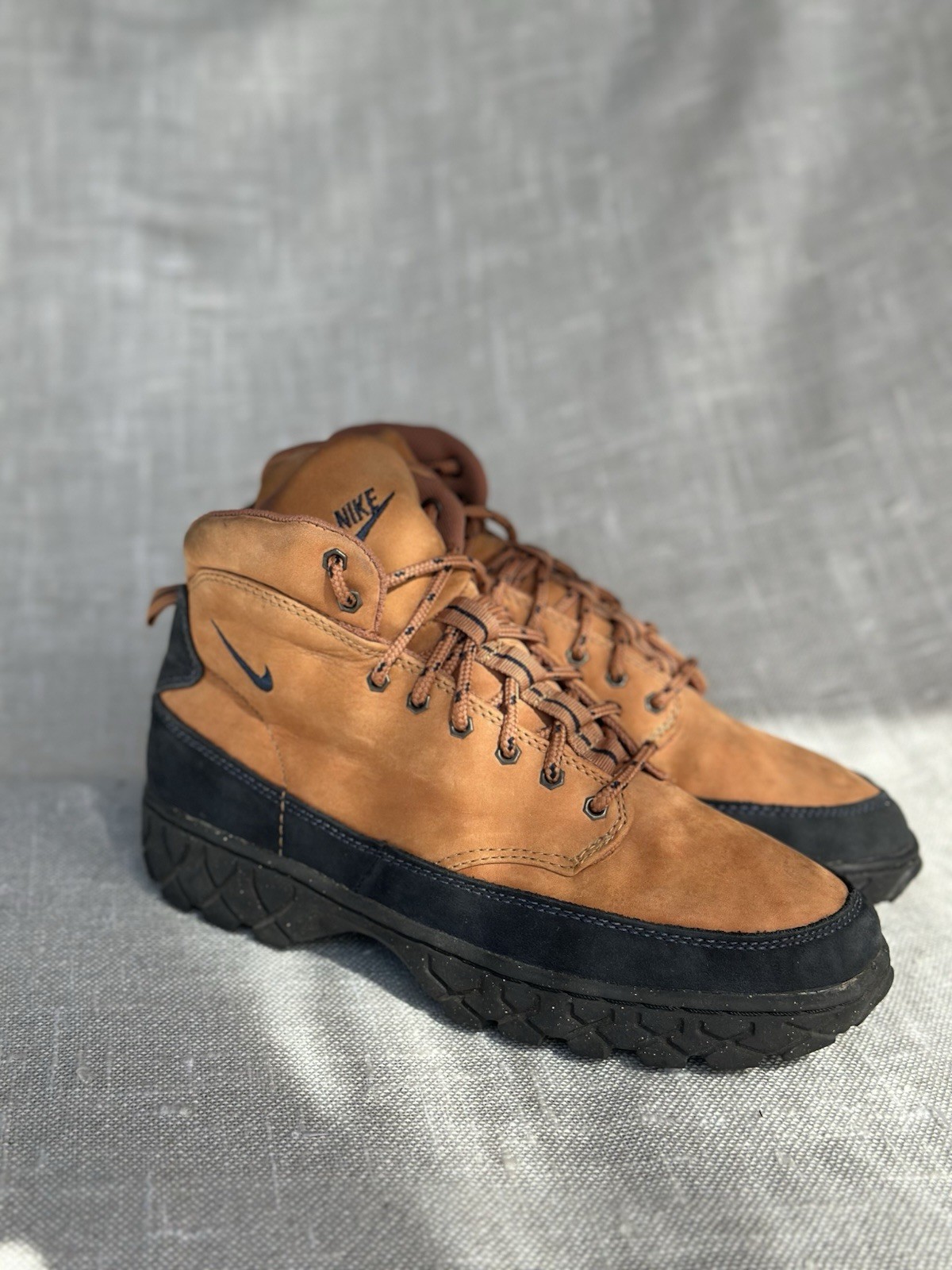 VTG 90s Y2K Nike ACG Zion Mid Leather Boots Sz M 9 / W 10