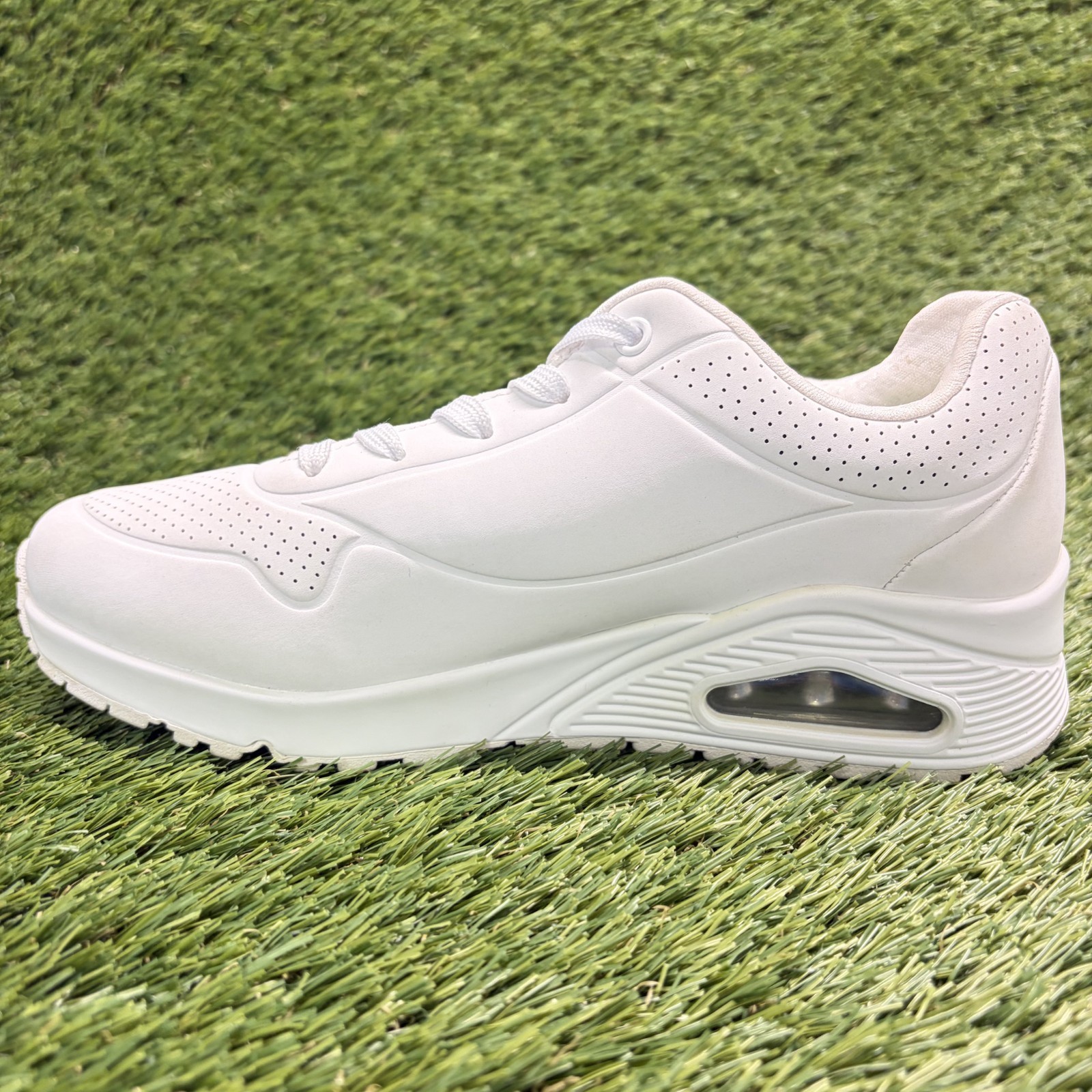 Skechers Uno-Stand on Air Womens Size 7 White Athletic Running Shoes Sneakers
