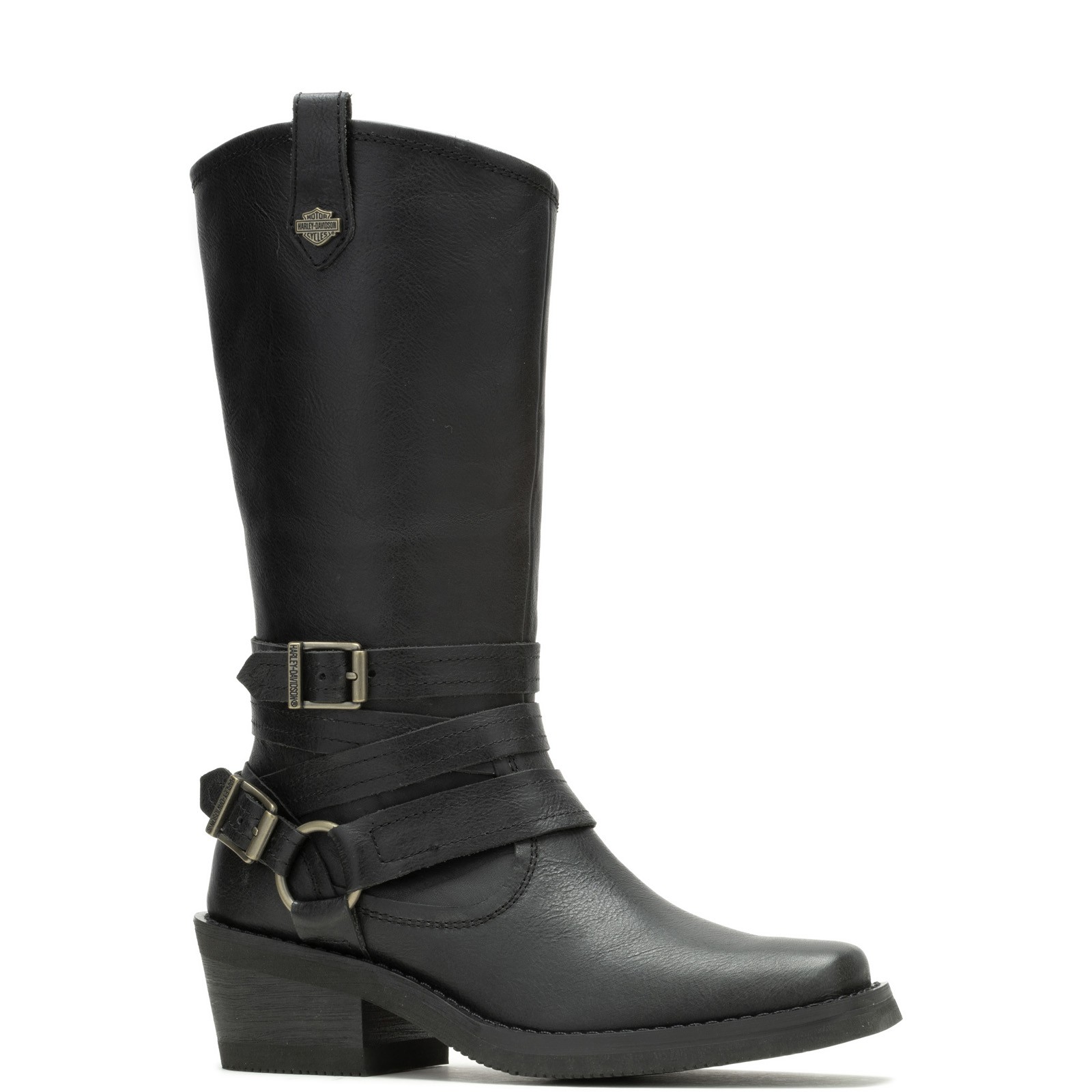 Harley-Davidson Dalis 11″ D87264 Womens Black Leather Casual Dress Boots