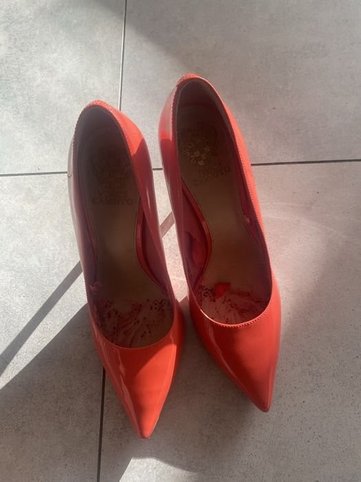 women vince camuto heels red leather 39
