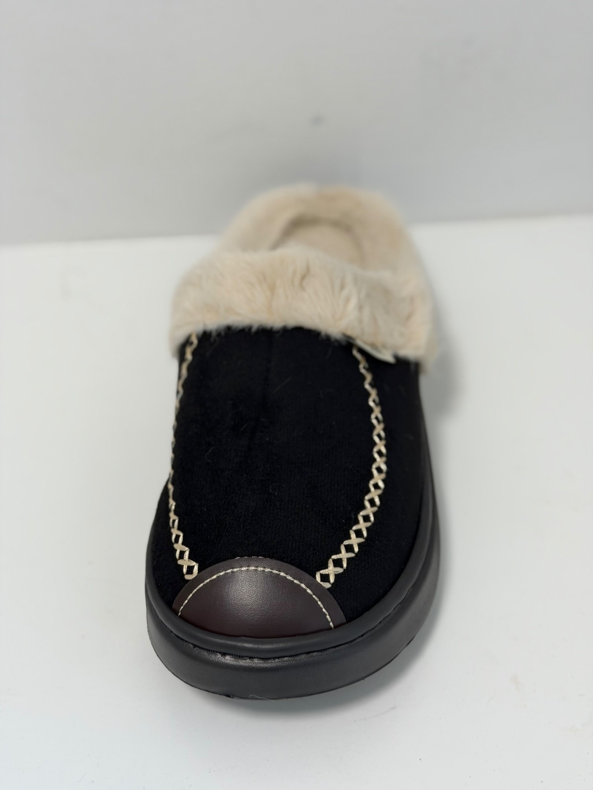 Women’s Fuzzy Slippers Warm Plush Lining Non-Slip Lightweight House Shoes Indoor