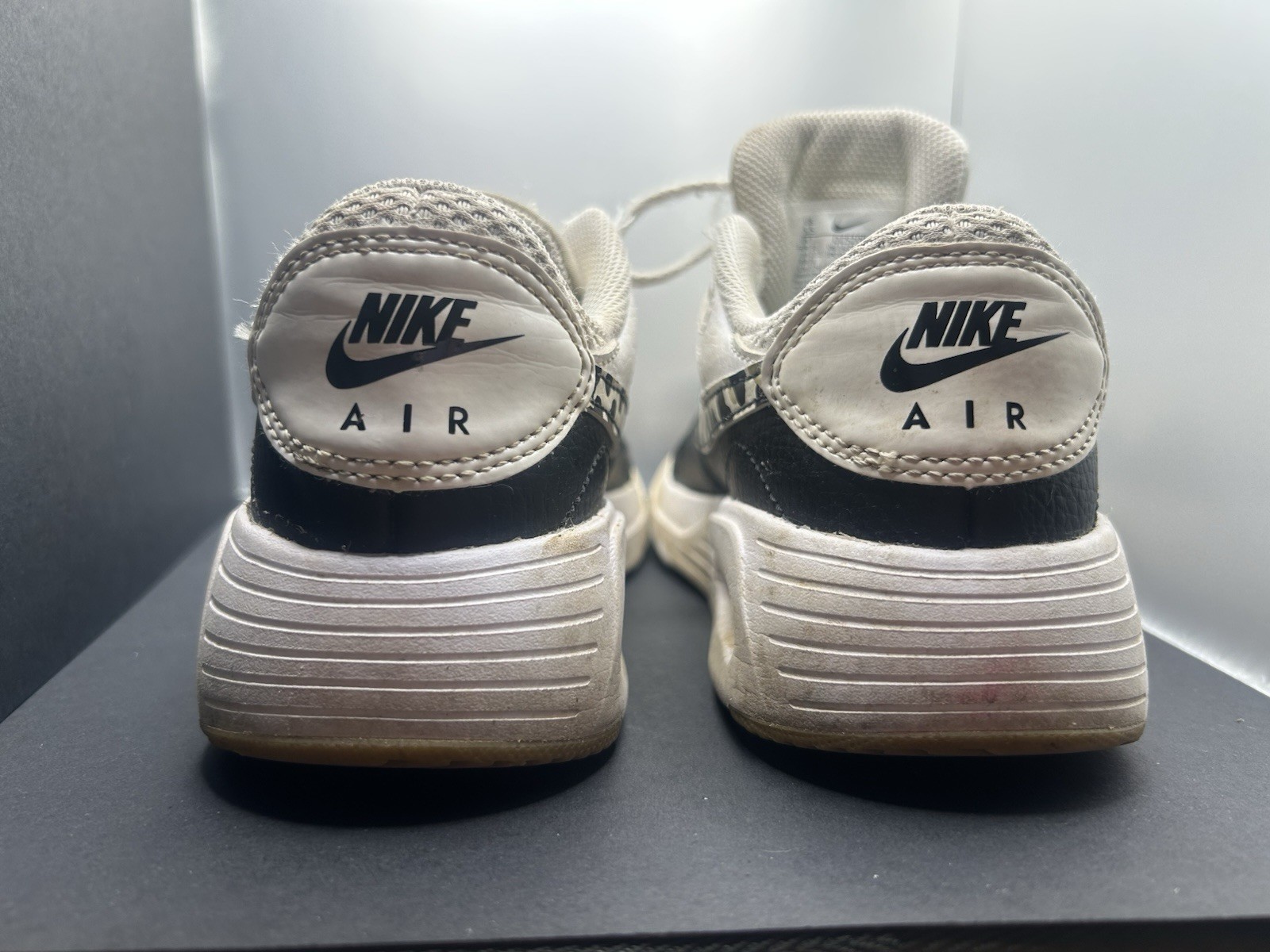 Nike Air Max SC Low Top Lace Up Sneaker White/Black Leopard DZ5200-100