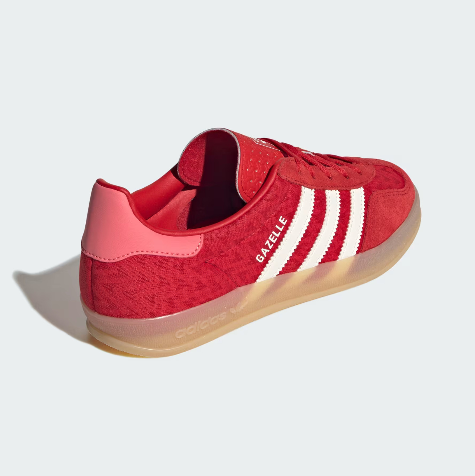 Gazelle Indoor W Better Scarlet Core White Gum Womens Shoes Sneaker k13580
