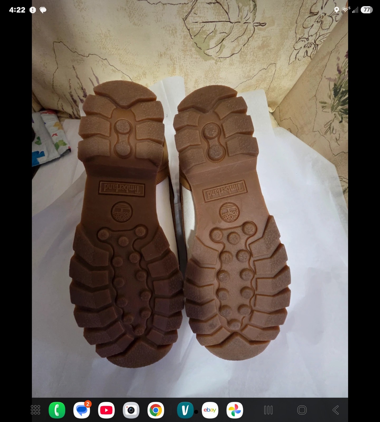 Timberland Euro Sprint Hiker, Women’s Boots, Size 10, Brown And White, 16642