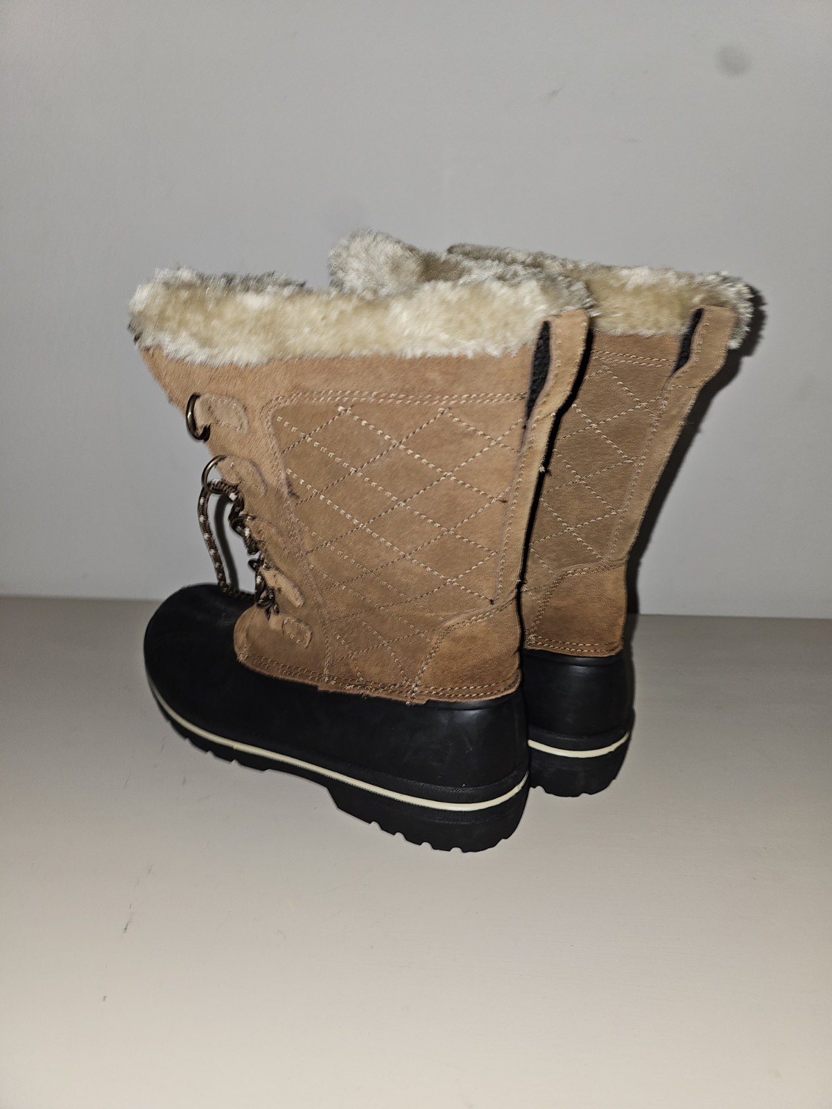 Magellan Outdoors Tan and Black Winter Boots