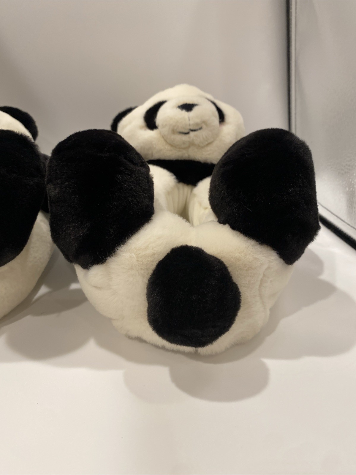 Panda Bear Plush Slippers Woman’s Size L