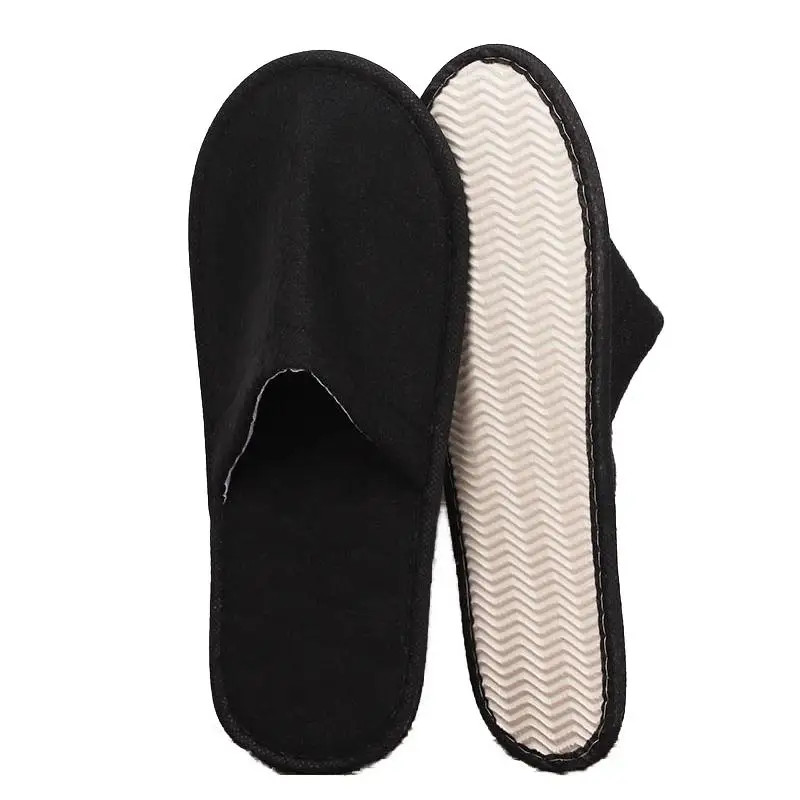 1 Pair Women Men Disposable Slippers Non-slip Home Guest Slippers Spa Hotel Slip