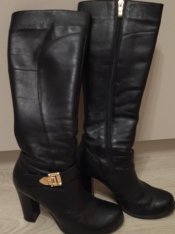Women Stefano boots black leather 38