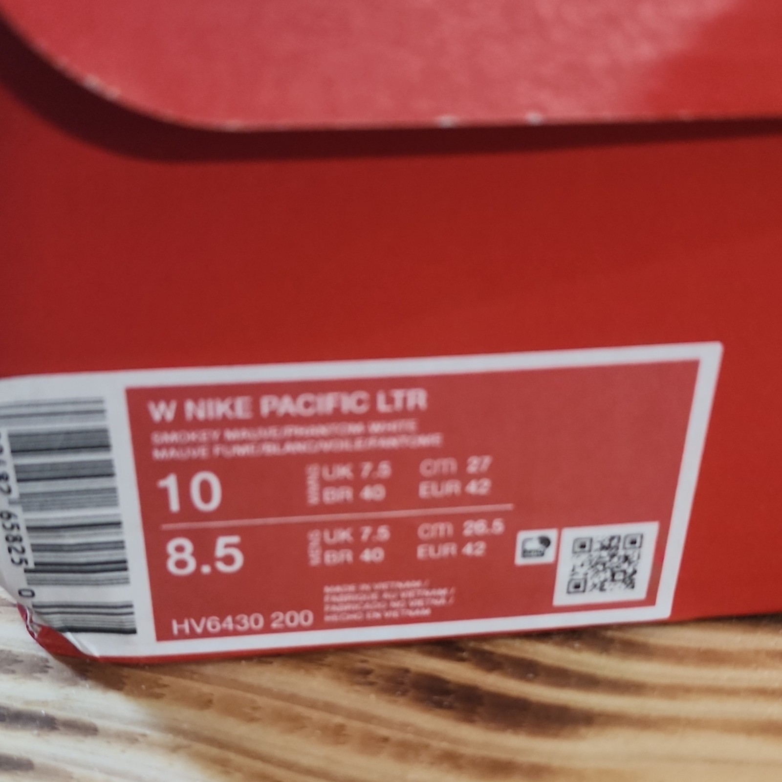 Nike Pacific LTR Women’s Low Top Lace-Up Sneakers Brown/White HV6430-200