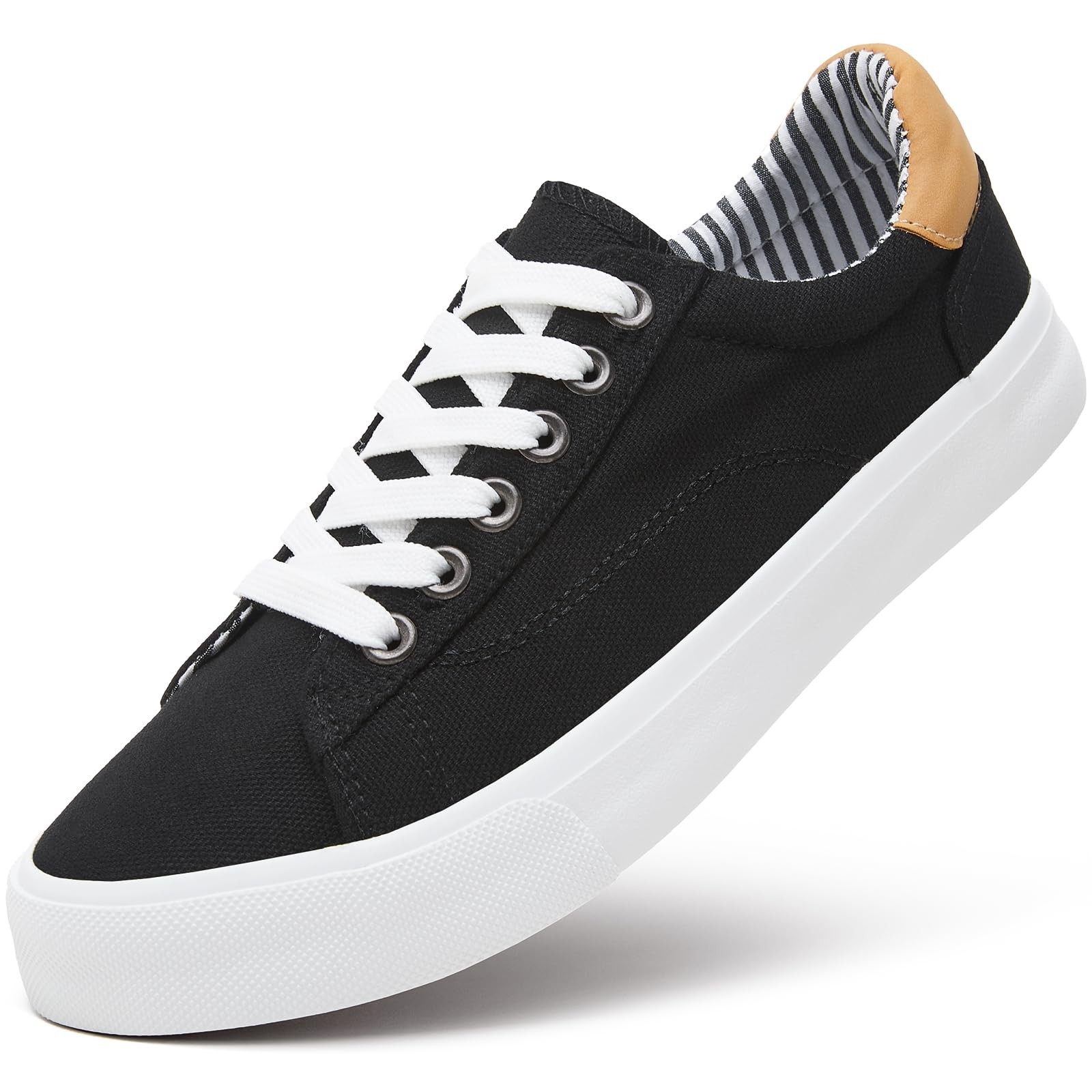 Xrh Tennis Shoes Womens Top Casual Shoes For Women Lace Up Canvas Sneakers