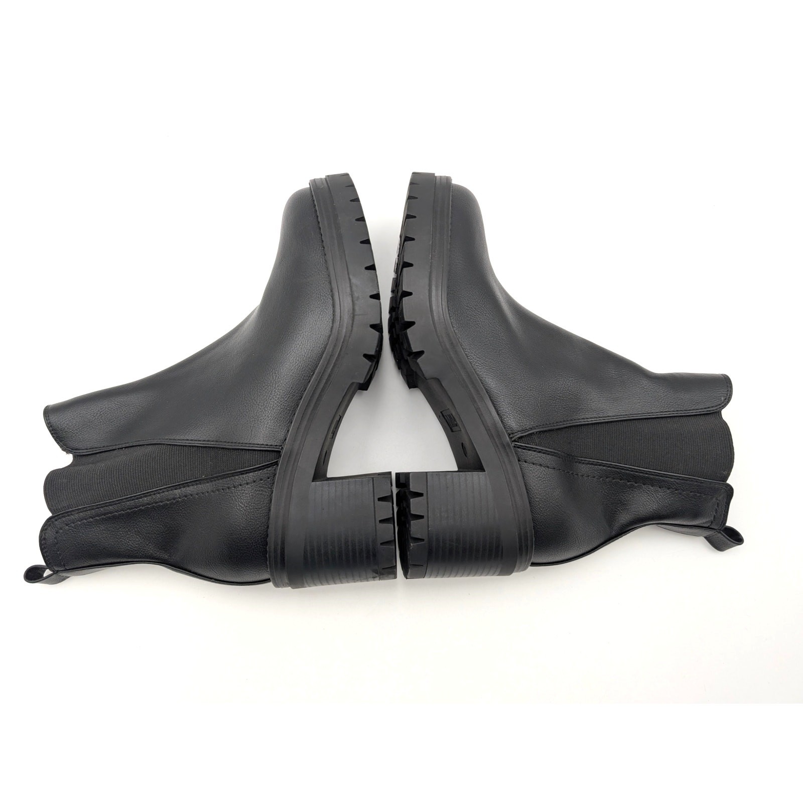 Mia Adea Platform Chelsea Ankle Boots Round Toe Women’s Black Size US10M EU41