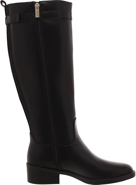 Giani Bernini Womens Odettee Leather Knee-High Boots | Black | 7 Medium (B,M)
