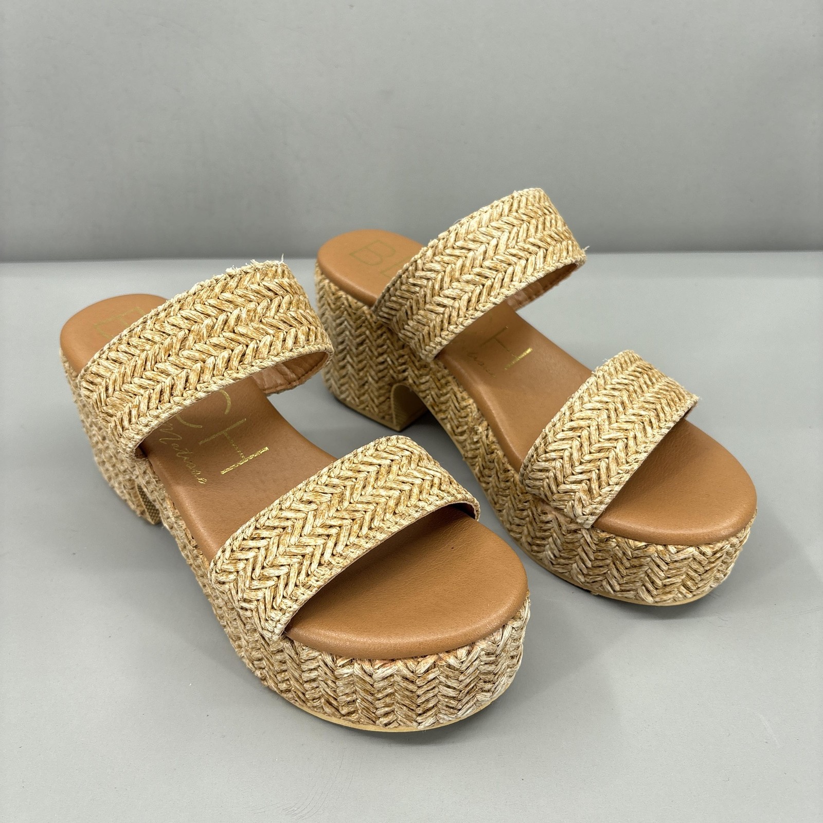 Beach By Matisse Sandals Shoes Womens Size 9 Beige Ocean Ave Platform Slide