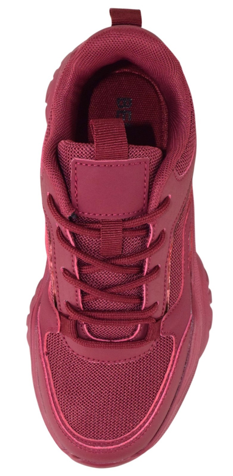 Berness Women Chunky Platform Sneaker Thick Sole Walking HANNA Burgundy Wine Red