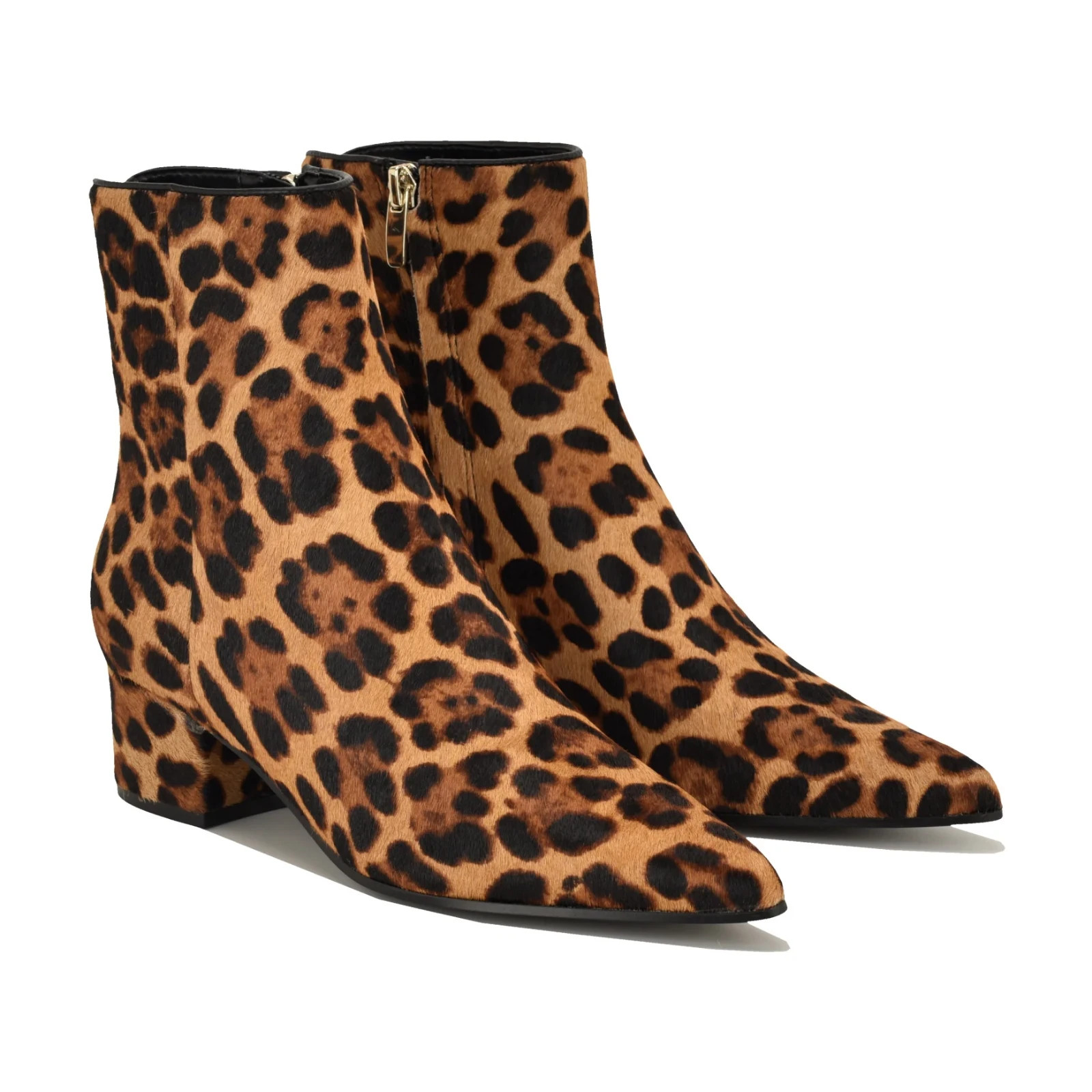 Marc Fisher Women’s Gismo Block Heel Dress Booties Leopard 200