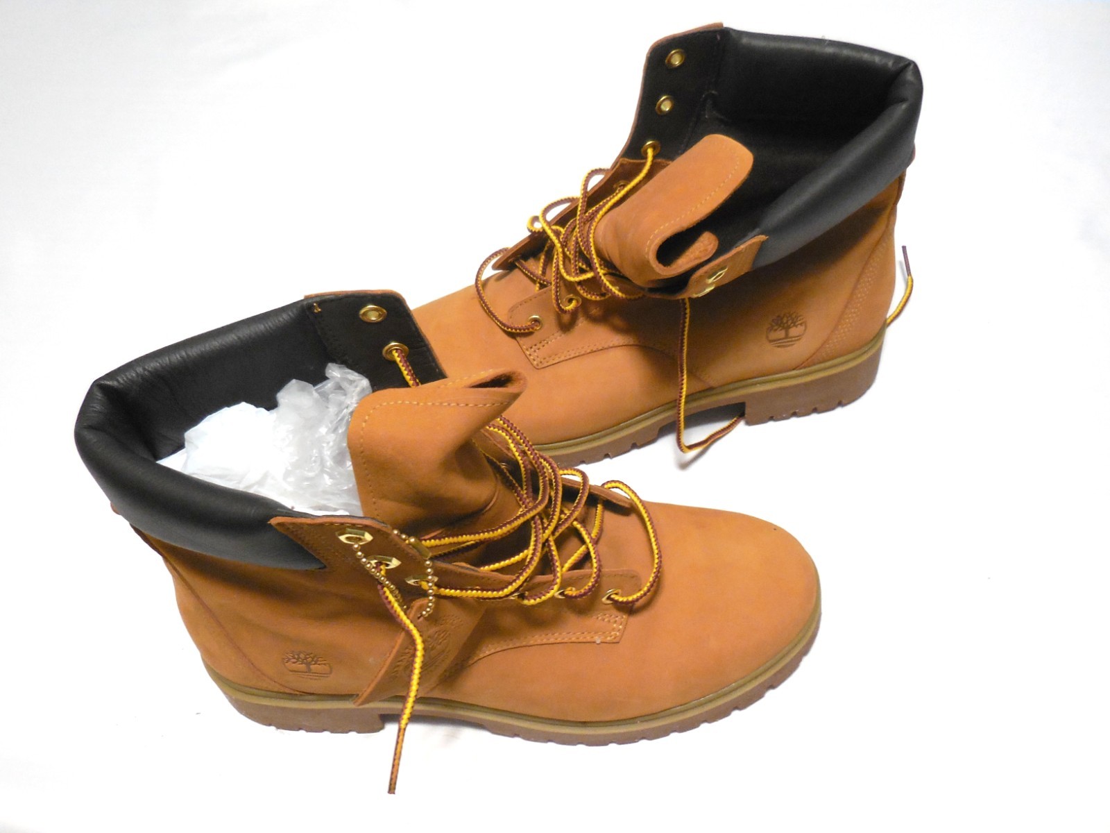 TIMBERLAND Wheat Nubuck JAYNE 6″ WATERPROOF Prima Loft Classic Work Boot 6 US