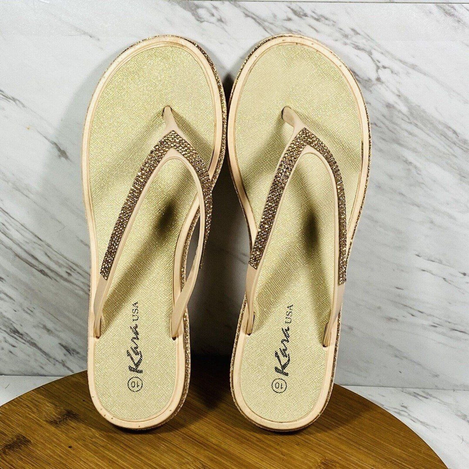 KARA USA Women’s Sparkling Sandals Size 9/10