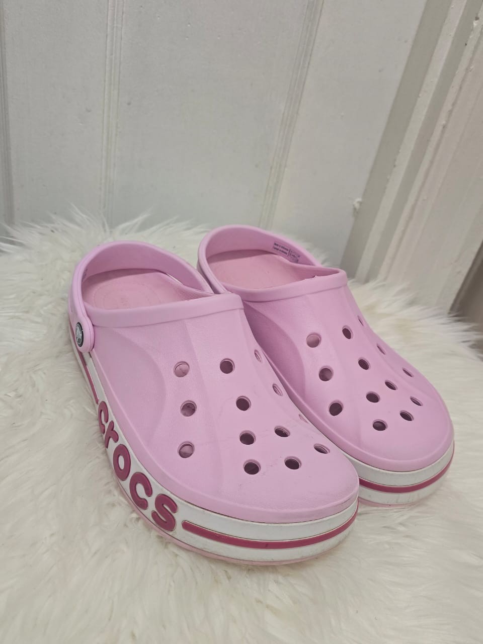 Crocs Bayaband Pink Unisex Clog M-10 W-12