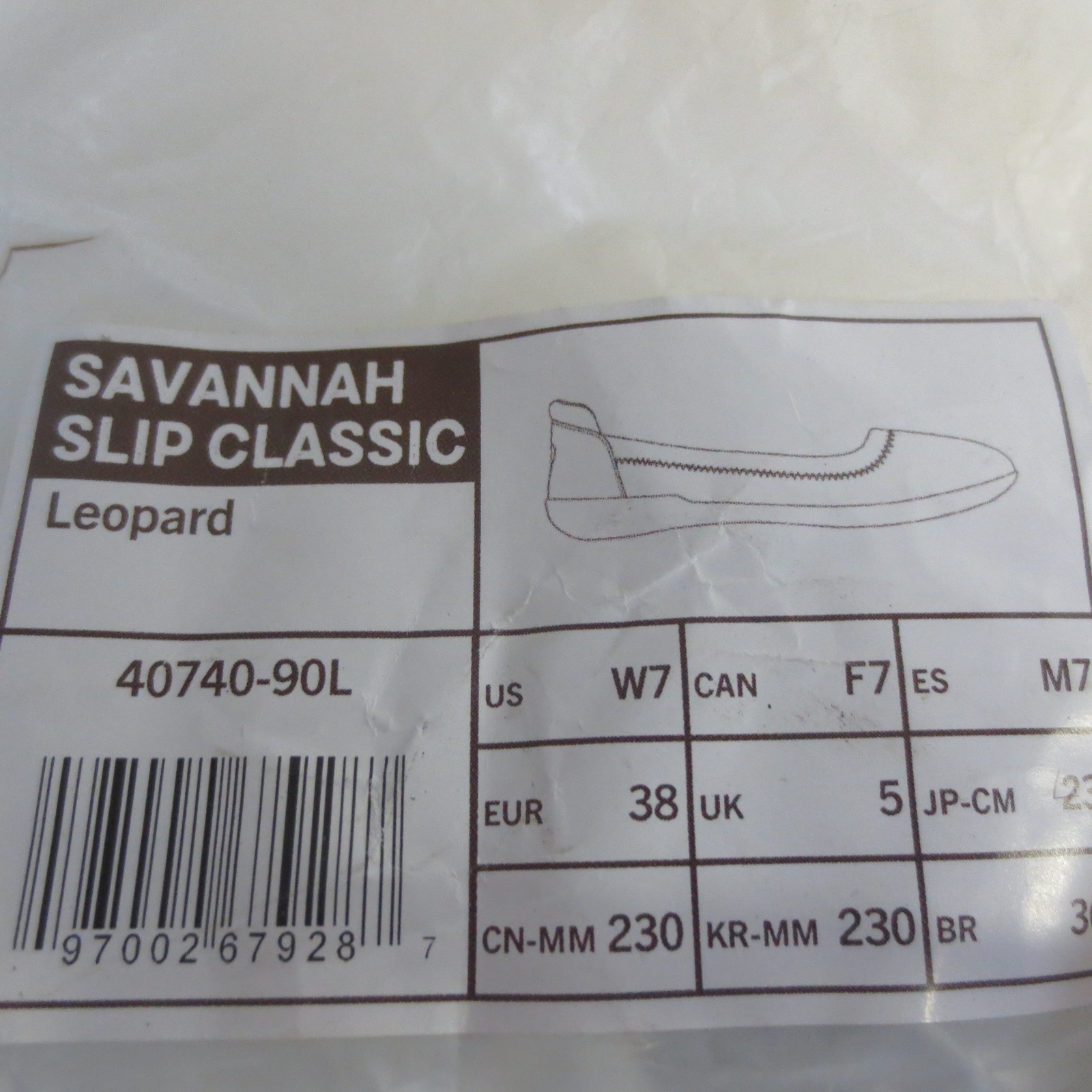 HEYDUDE Womens Savannah Slip Classic Shoes – Leopard