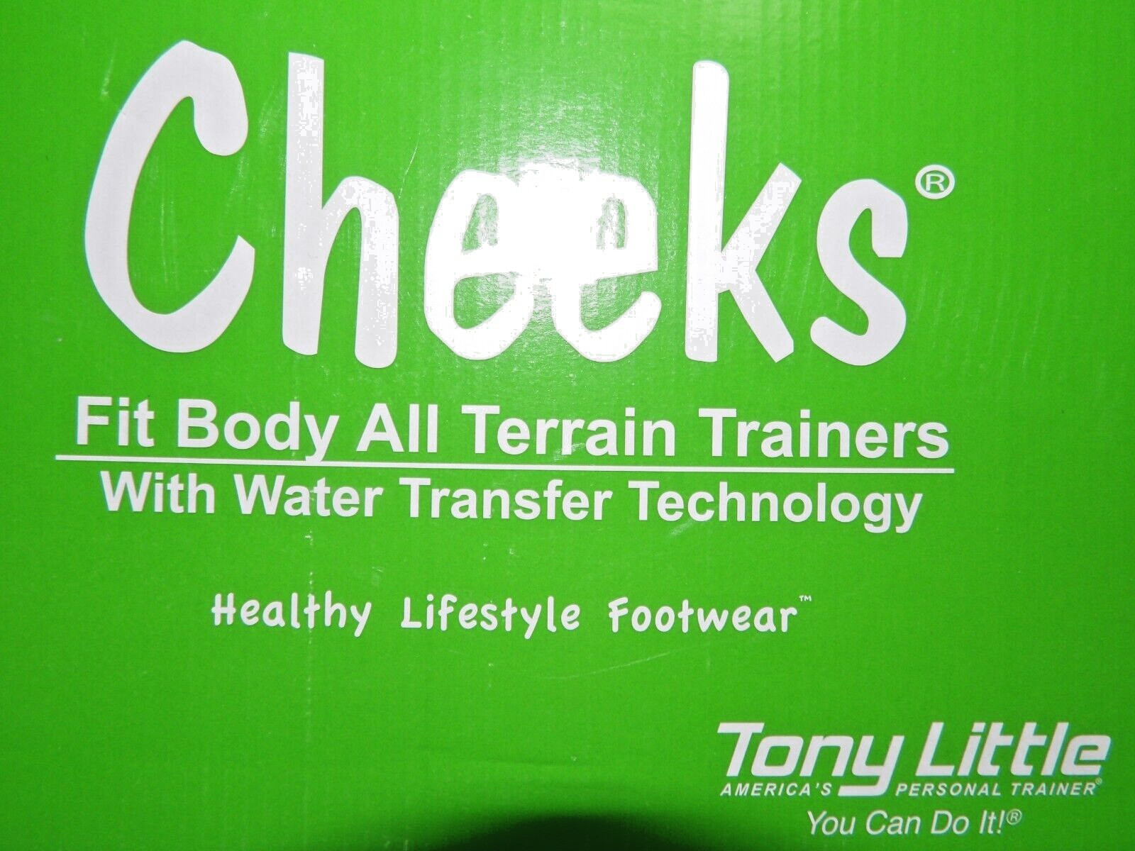Cheeks Tony Little NEW Size 6M All Terrain Trainer Shoe Pink Lightweight Slide