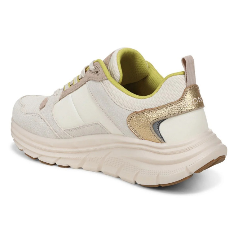 Vionic’s Walk Max Skyline Sneaker, Ivory Gold