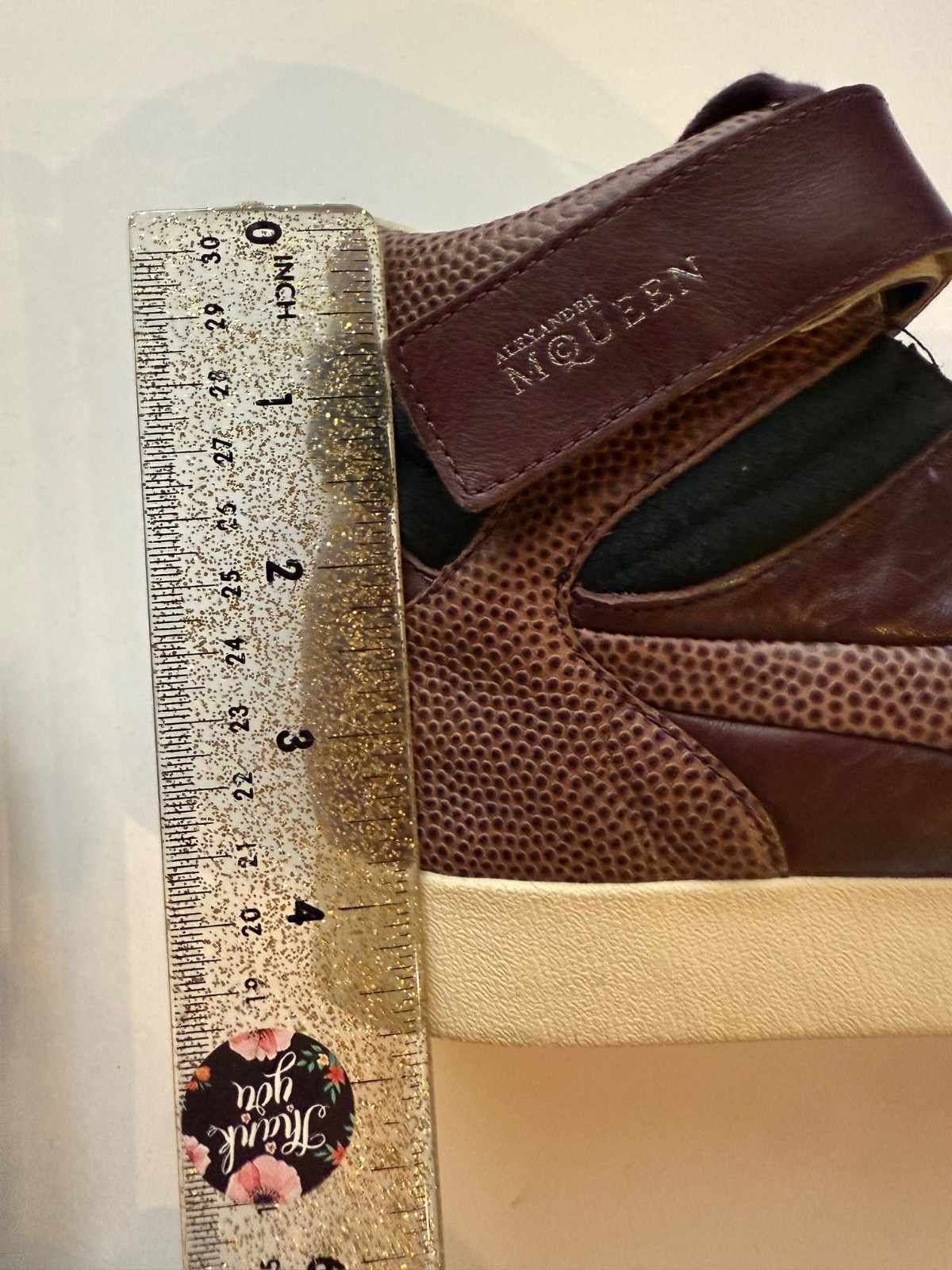 PUMA x Alexander McQueen Leather High Top Sneakers Women’s Sz EUR 37/US 6.5
