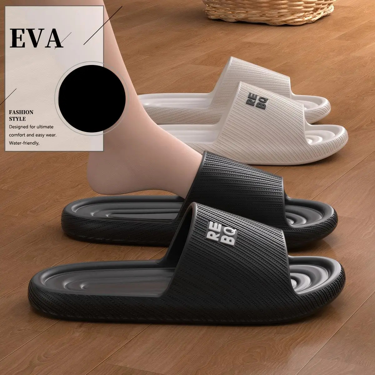 Men’s and Women’s EVA Home and Shower Slippers for Summer Use