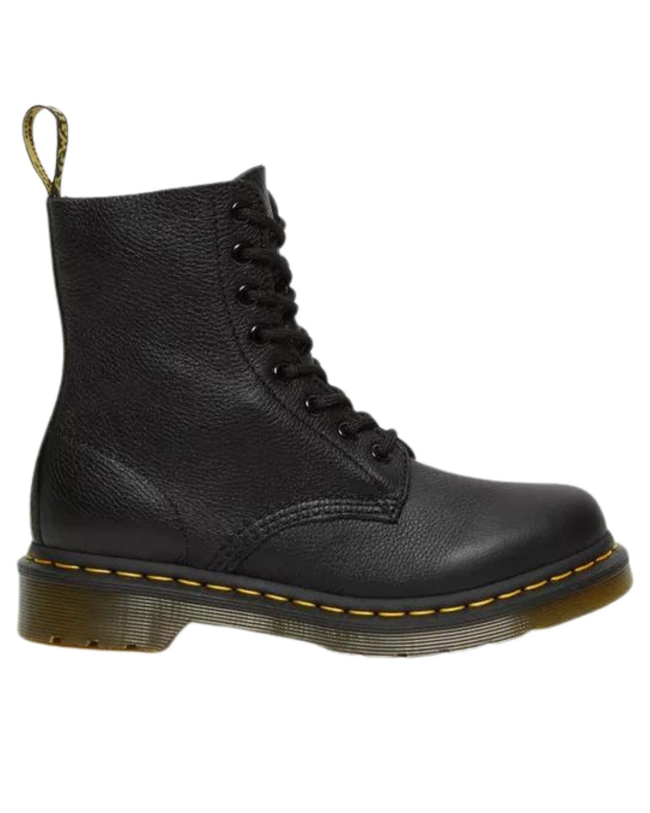 Dr. Martens 1460 Pascal Black Virginia Boots Women’s Black Leather Ankle Boots