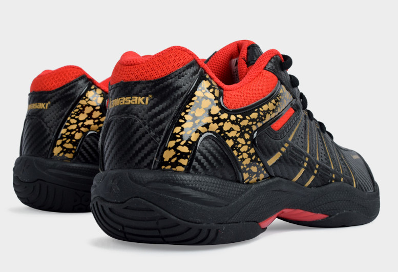 Kawasaki Badminton Shoes Unisex Indoor Sportswear Shoes Black NWT K-065D