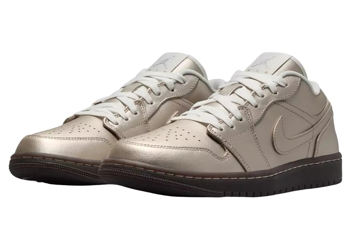 Nike Air Jordan 1 Low SE Shoes Metallic Zinc HQ3529-099 Women’s Sizes NEW