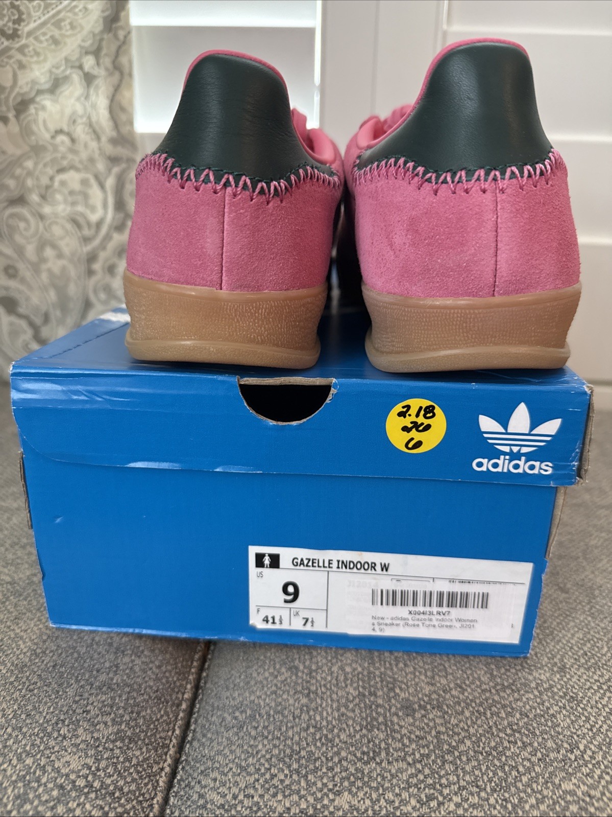 Women’s Size 9 Adidas Gazelle JI2014 Pink Sneaker Shoes