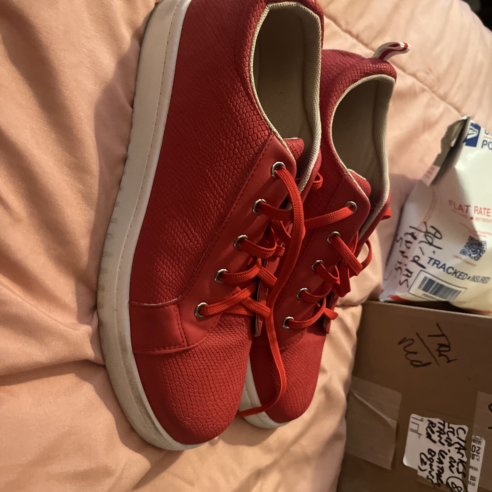 VEPOSE Women’s Running Shoes Size 8 Tennis Sneakers Sports Athletic RED VG