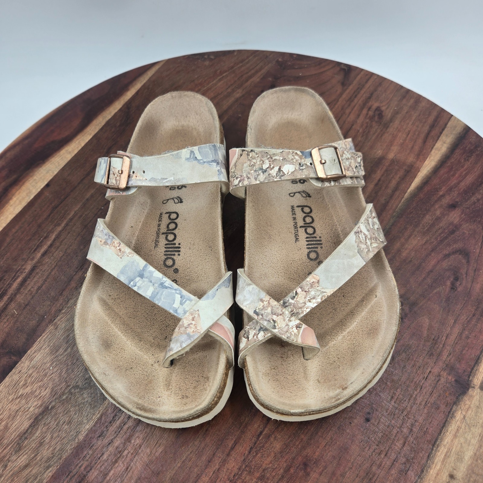 Birkenstock Papillio Tabora Sandals Women’s 36 / 5 Pastel Colorful Strappy Slide