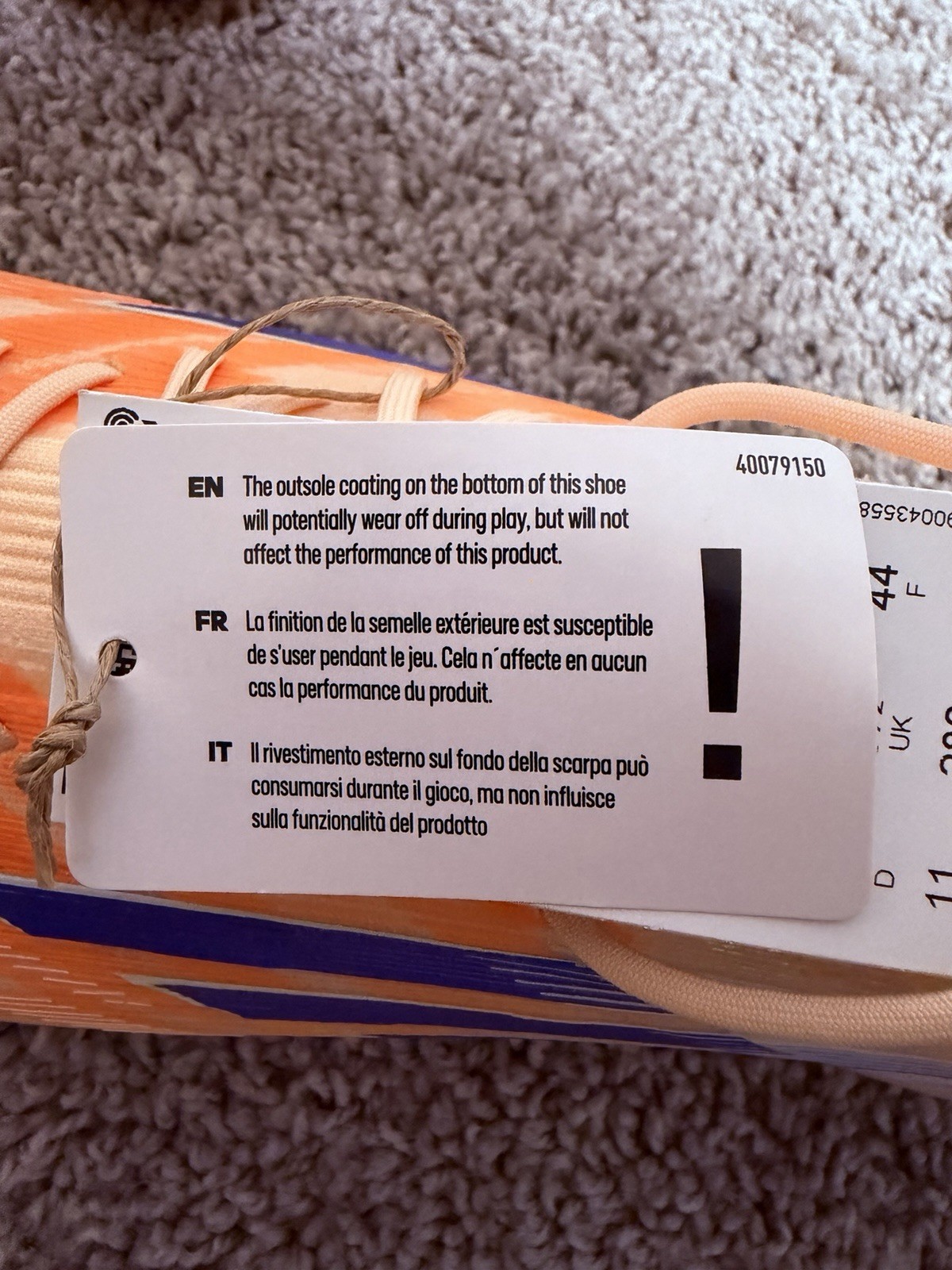 adidas F50 Sparkfusion Elite Mid FG AG Soccer Cleats Orange JH7647 Women Size 11