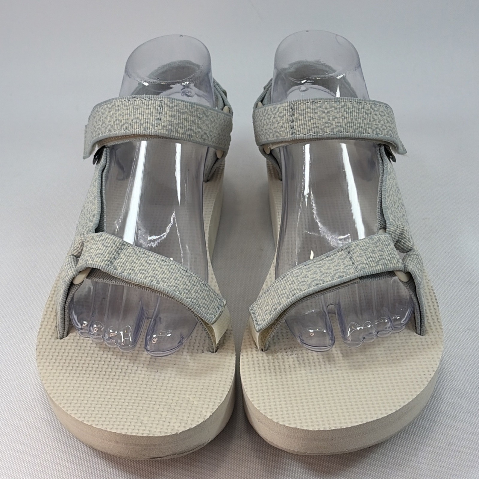 Teva Midform Universal Sandals Women’s Sz 9 Boho White & Blue Strappy