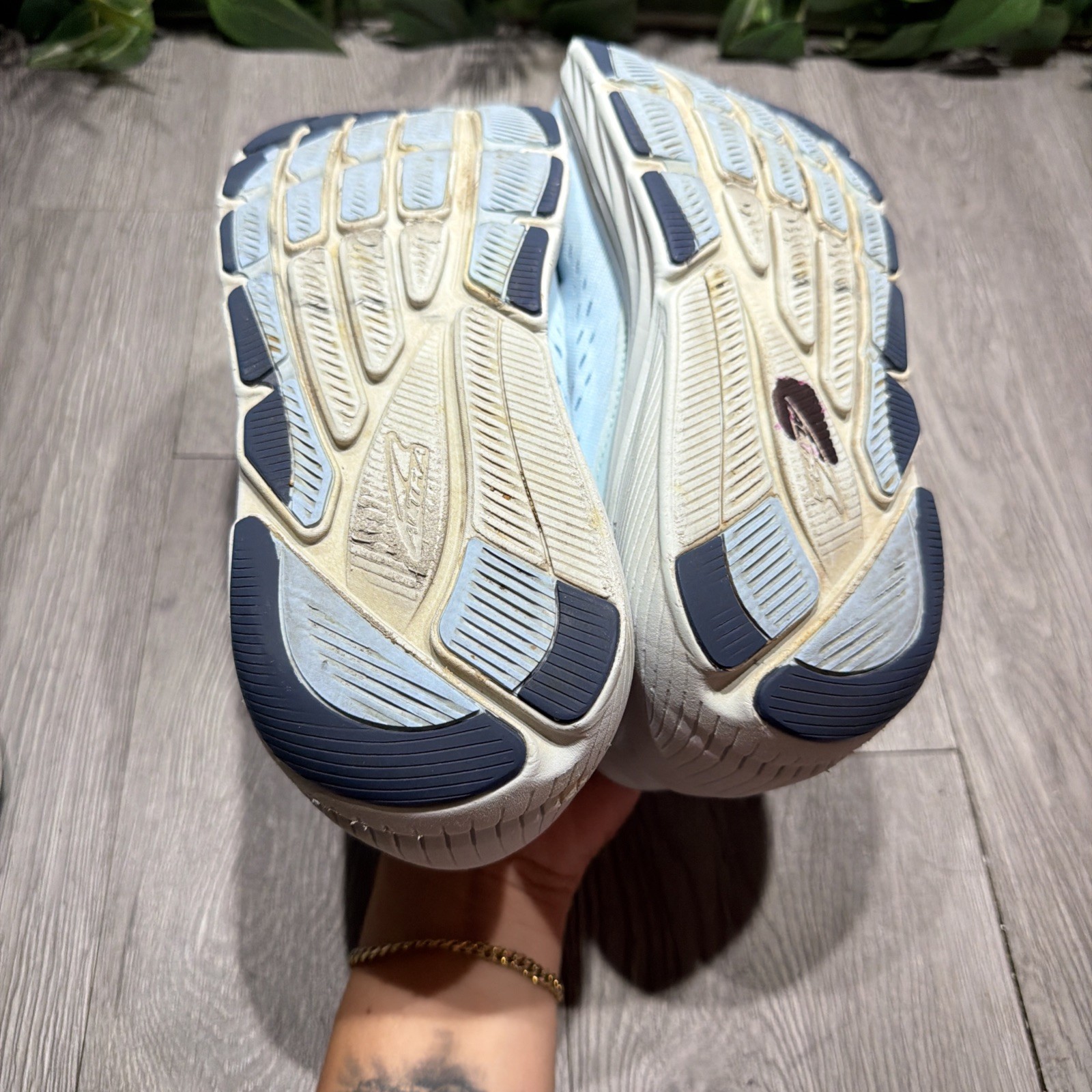 Altra Via Olympus 2 Shoes Womens 7 Blue White Max Cushion Running AL0A85NB444