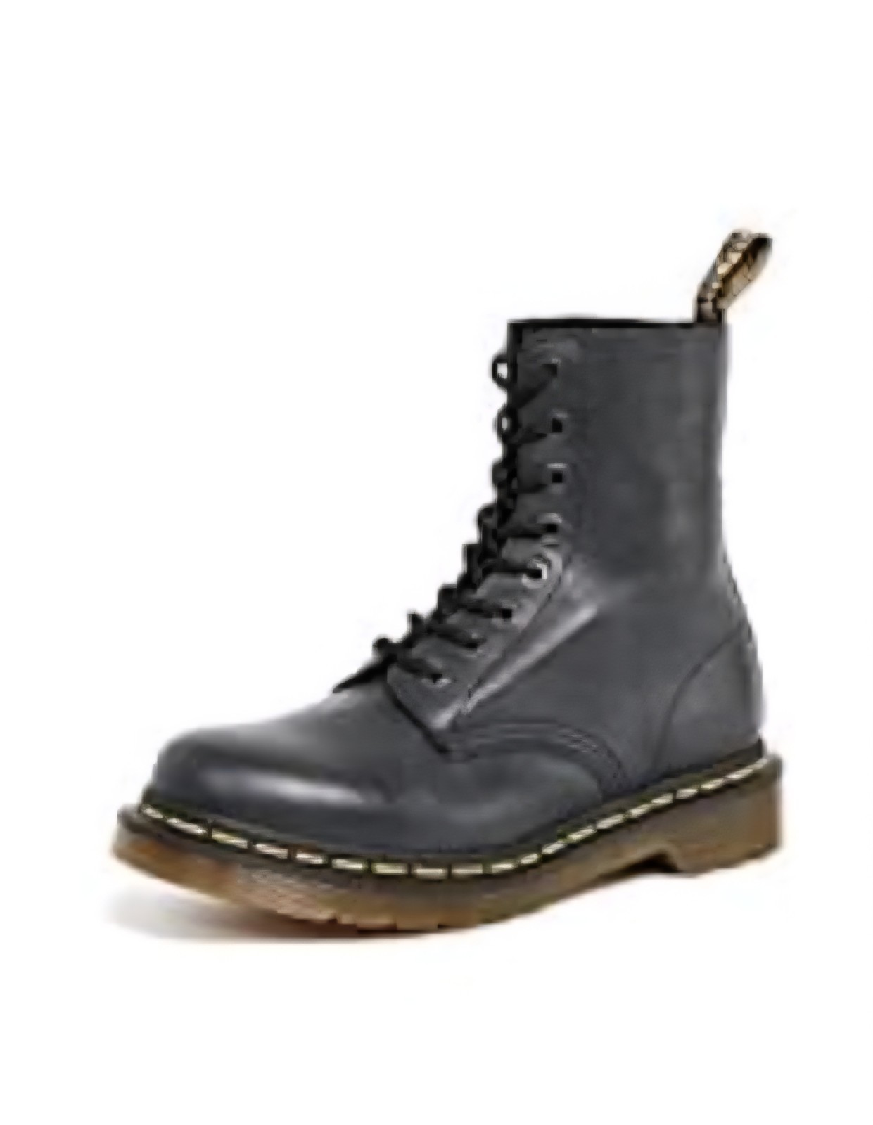 Dr. Martens 1460 Black Leather Combat Utility Boots W5 Lace Up 8 Eye New NIB