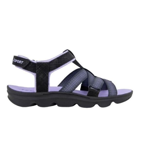 Jsport by Jambu Kaia Ladies’ Strap Sandal Black Size 8 New in Box!