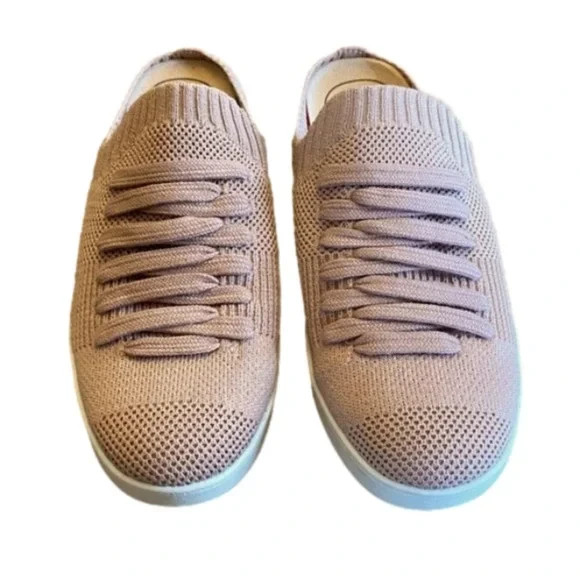 Lifestride Ease Women’s Knit Cushioned Slip On Mule Sneakers BLUSH 9M