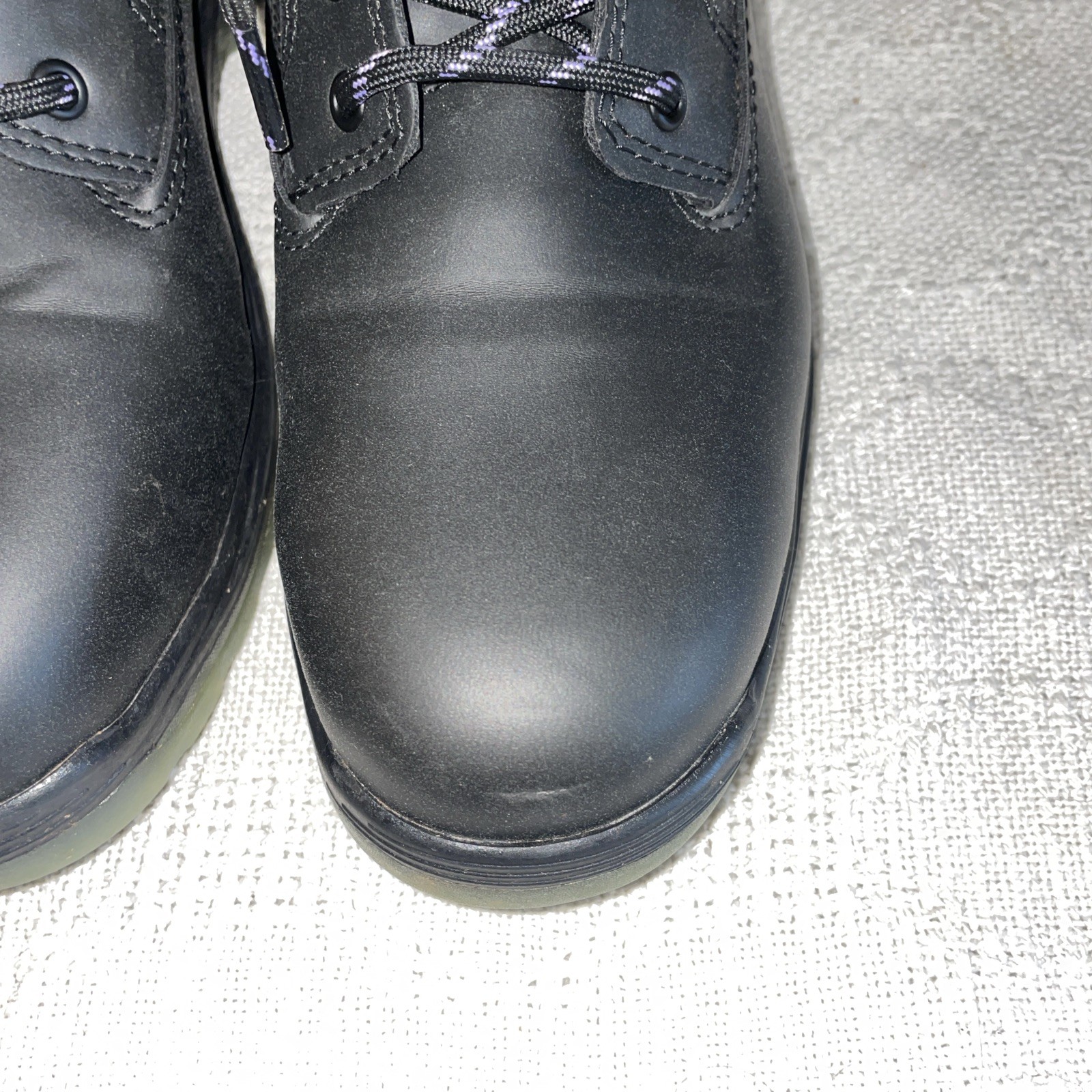 Brahma Women’s Steel Toe Boots Size 8 M Black Leather Workwear Rugged Outdoors