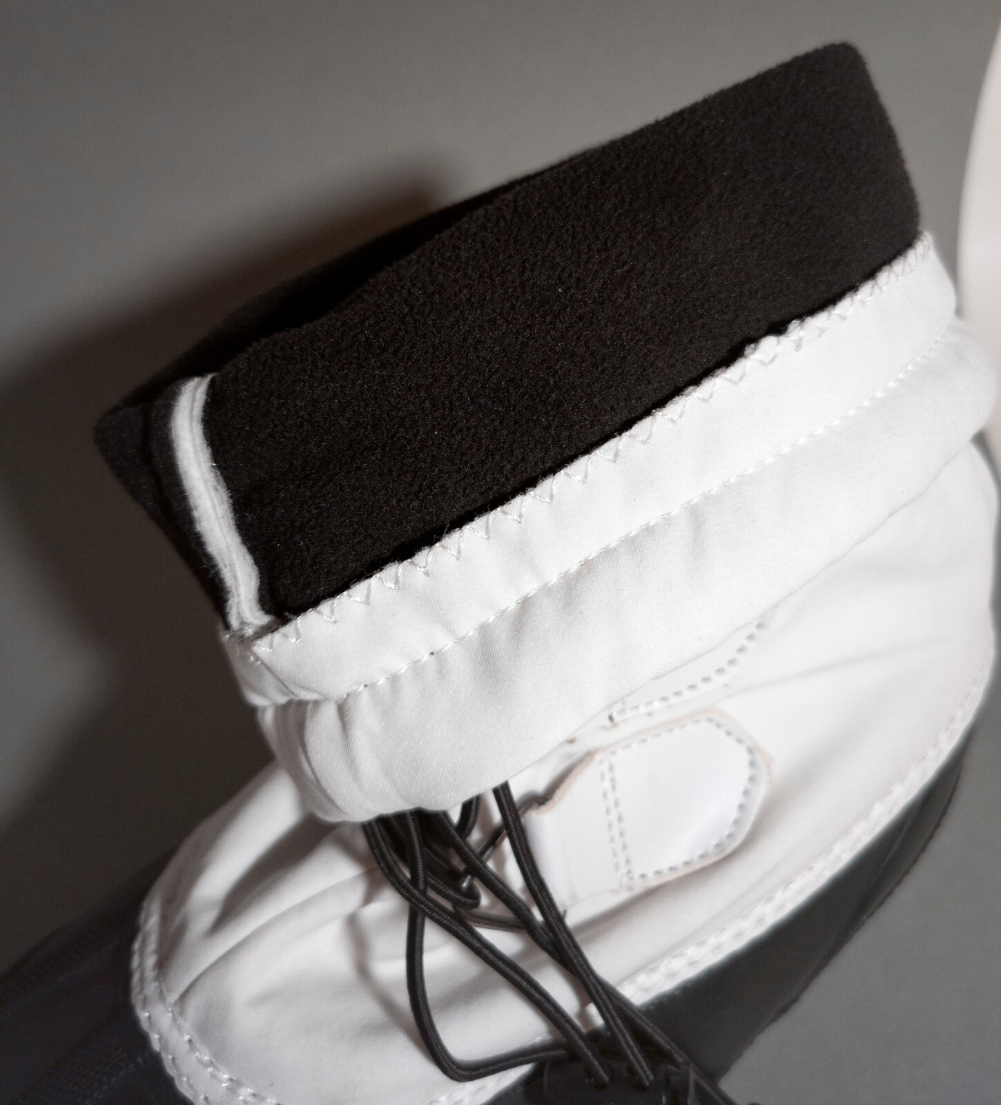 NP~150€ Superga Alpina snow boots 39 retro winter boots rubber textile White