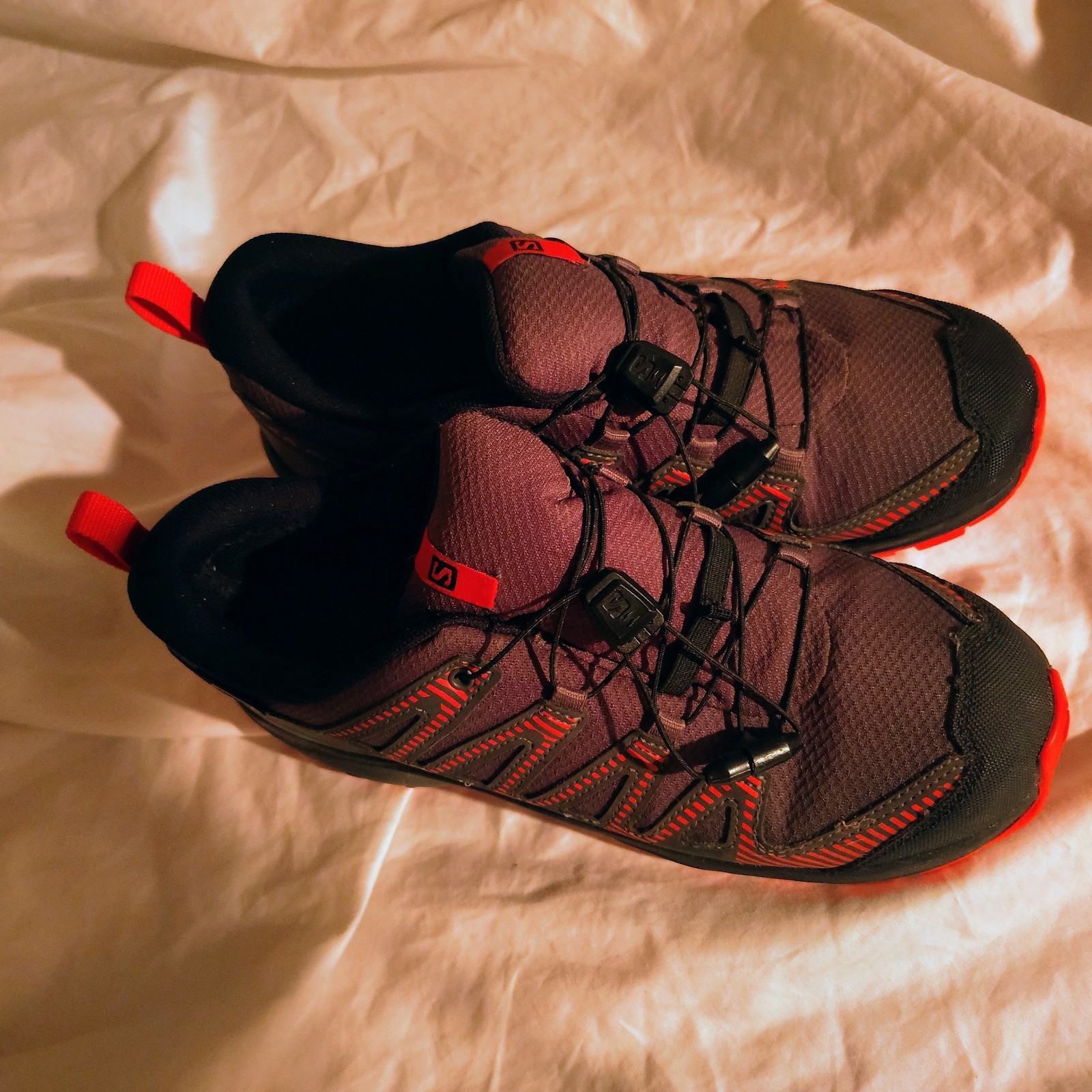 Salomon XA Pro CS Women’s Size 6.5 Waterproof Trail Running Shoes Gray Orange