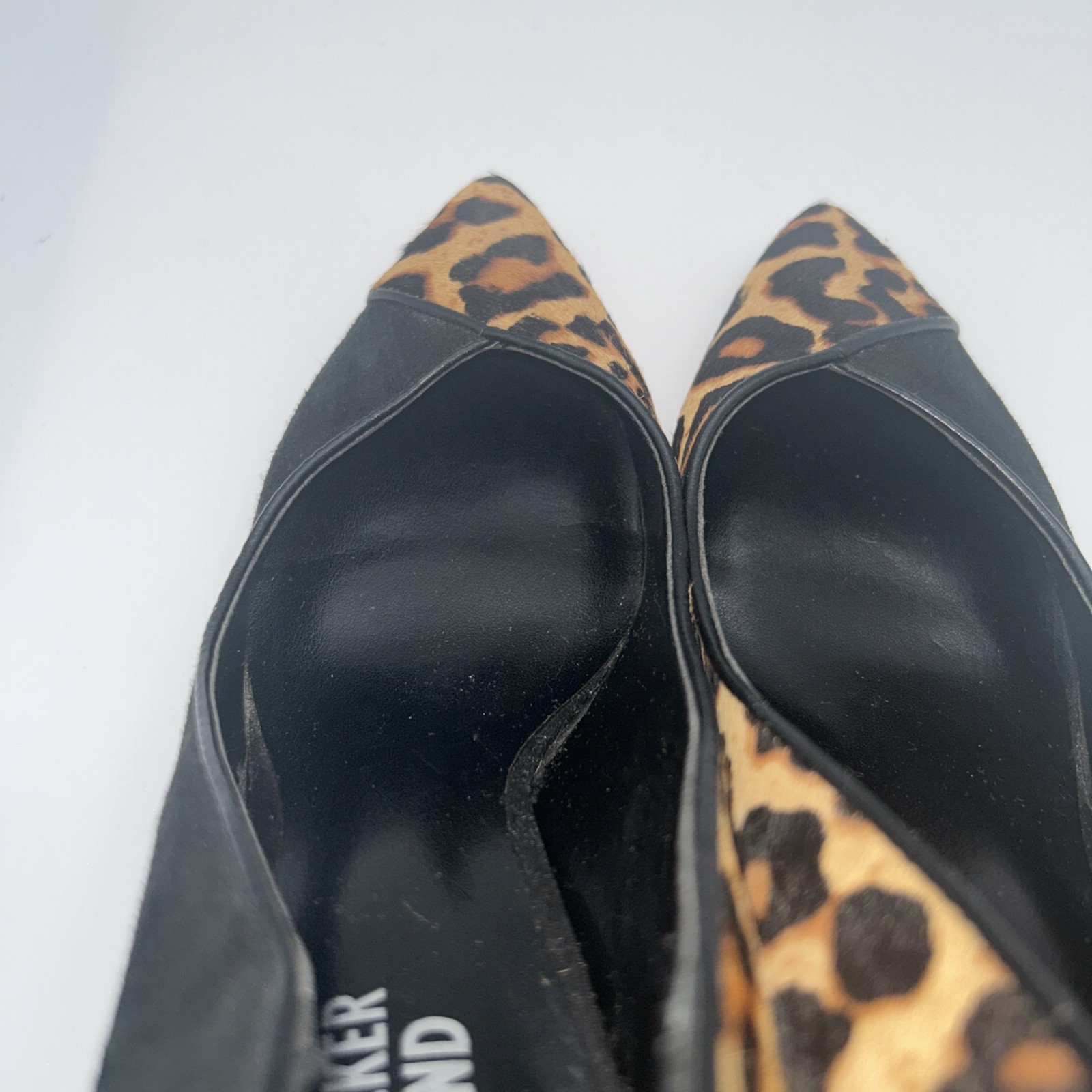 BLEECKER & BOND Women’s Parker Pumps Calf Hair and Suede BLK/Leopard SZ: 6.5 M