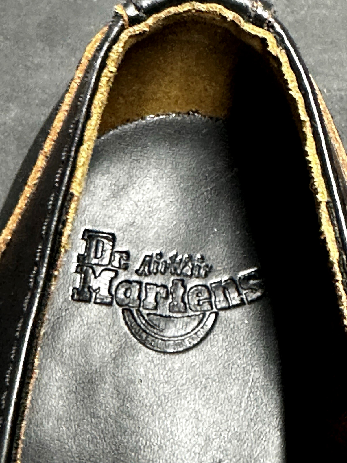 Dr Martens Leonalo LA004 Black Leather Chunky Lace Up Loafer Women’s SZ: 6 -Used
