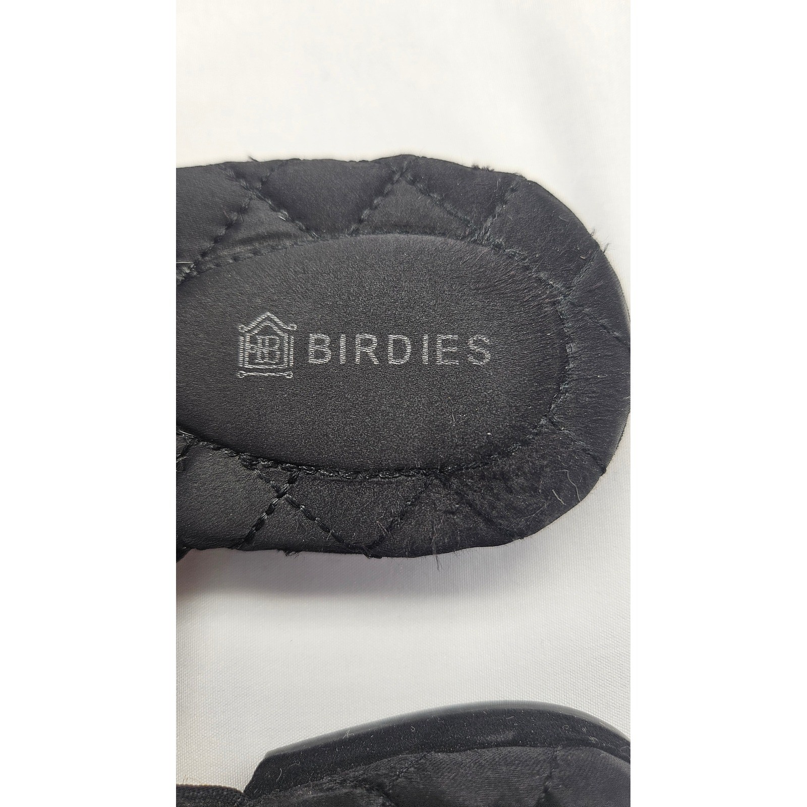 Birdies Phoebe Leopard Print Calf Hair Mules Slides Women 7.5 Brown Black Animal