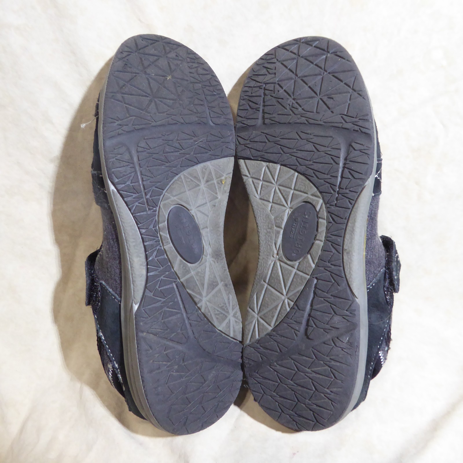 🩰 Earth Origins Strappy Mary Janes 8.5 M Black Leather; Stitched Details